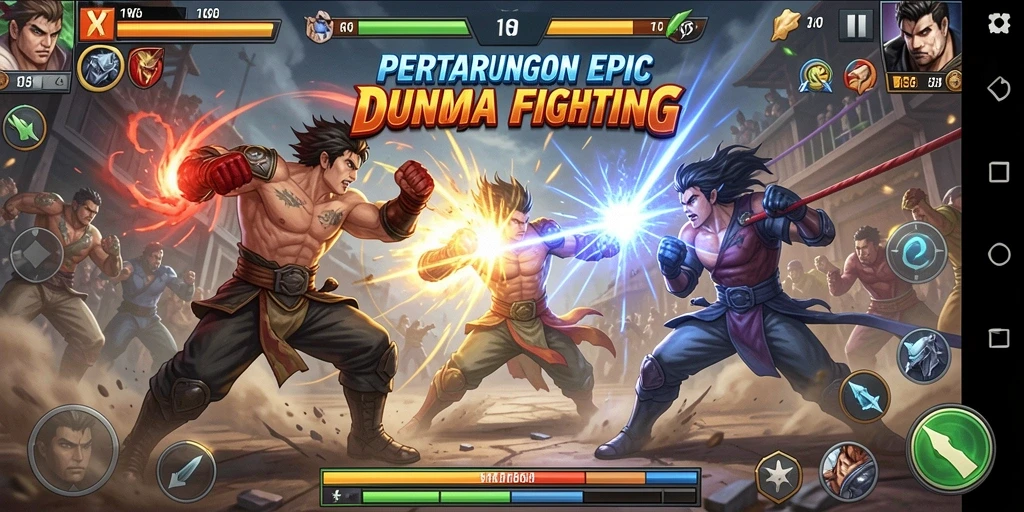 Tampilan pertarungan epik dalam 116X dengan aksi yang mendebarkan.