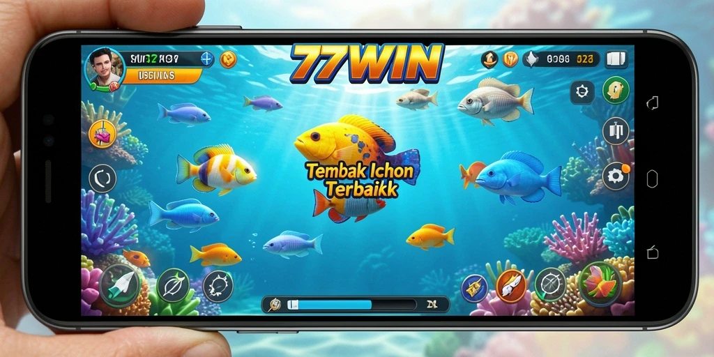 Screenshot gameplay Tembak Ikan 77WIN yang seru dan menantang.
