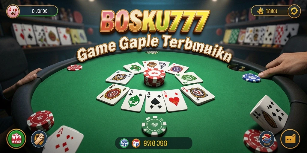 Tampilan gameplay Gaple yang seru dan interaktif.