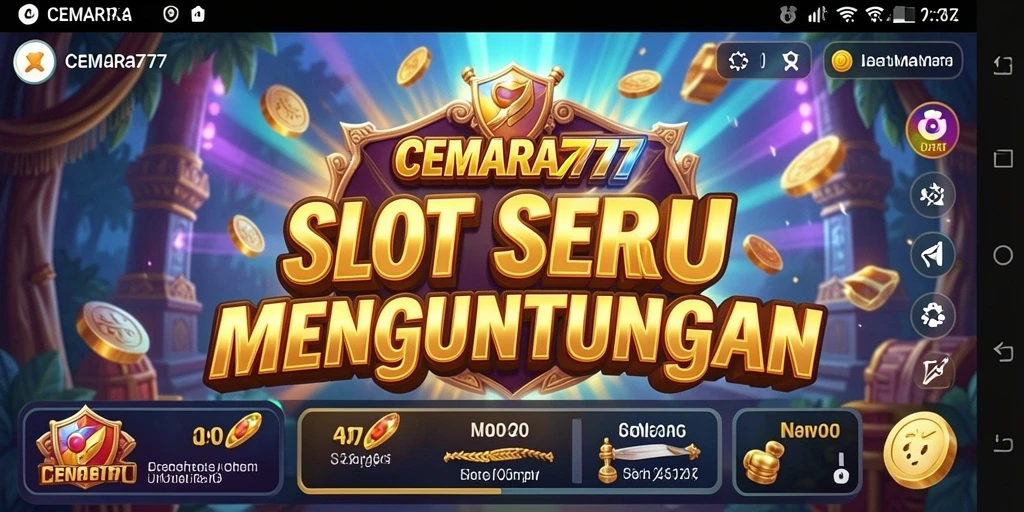 Tampilan gameplay seru di CEMARA777 dengan mesin slot yang menarik.
