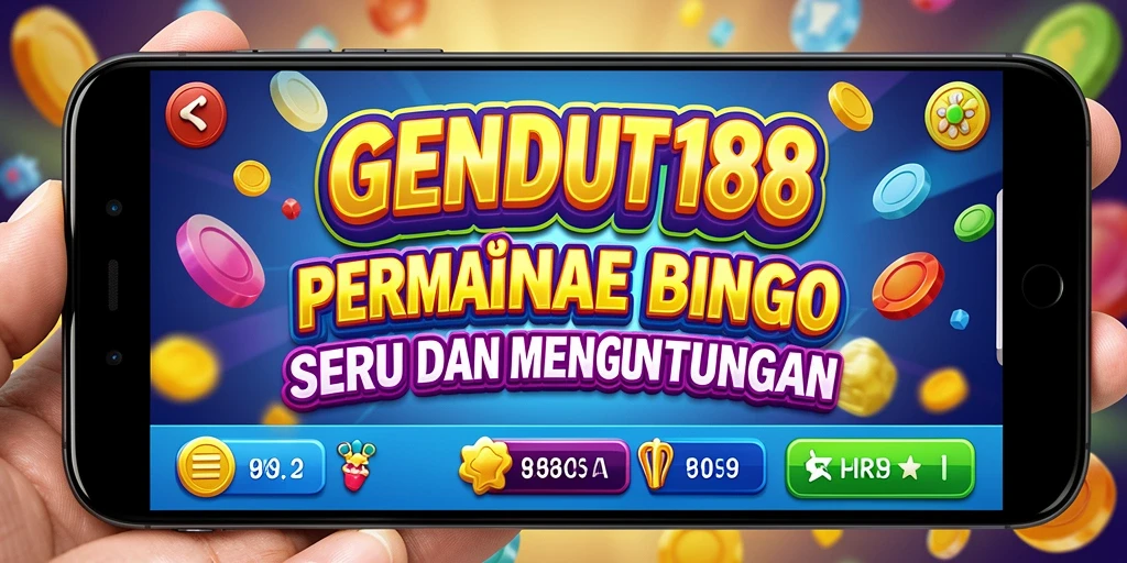 Tampilan gameplay seru di dalam aplikasi Bingo GENDUT188.
