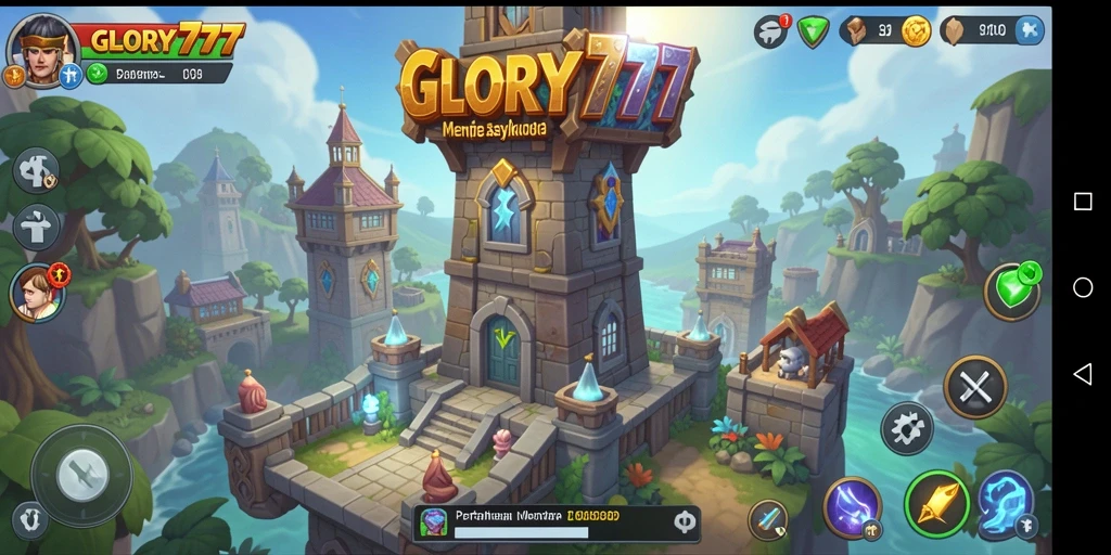 Tampilan gameplay Tower Defense yang menegangkan dan strategis.