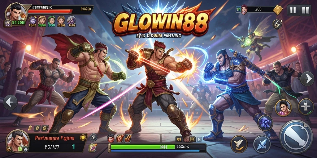 Gameplay menarik di GLOWIN88 dengan berbagai karakter Fighting.