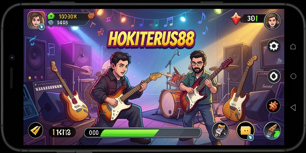 Tampilan gameplay HOKITERUS88 yang seru dan interaktif.