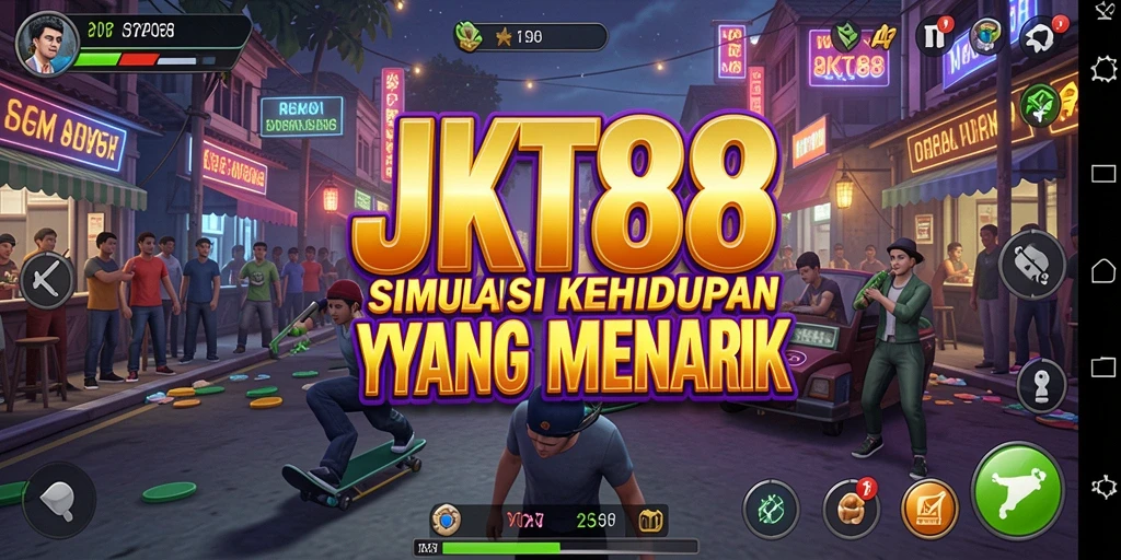 Tampilan gameplay JKT88 yang menawan dan interaktif.