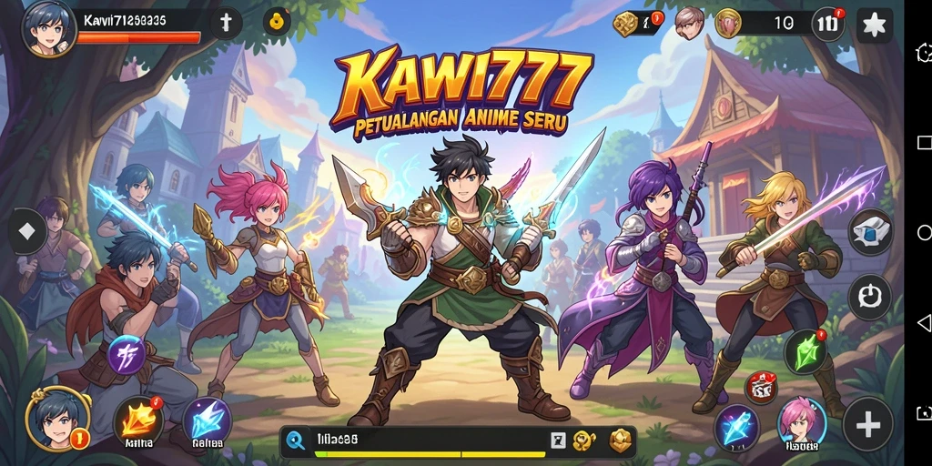 Screenshot KAWI777 menampilkan aksi pertarungan yang mendebarkan.