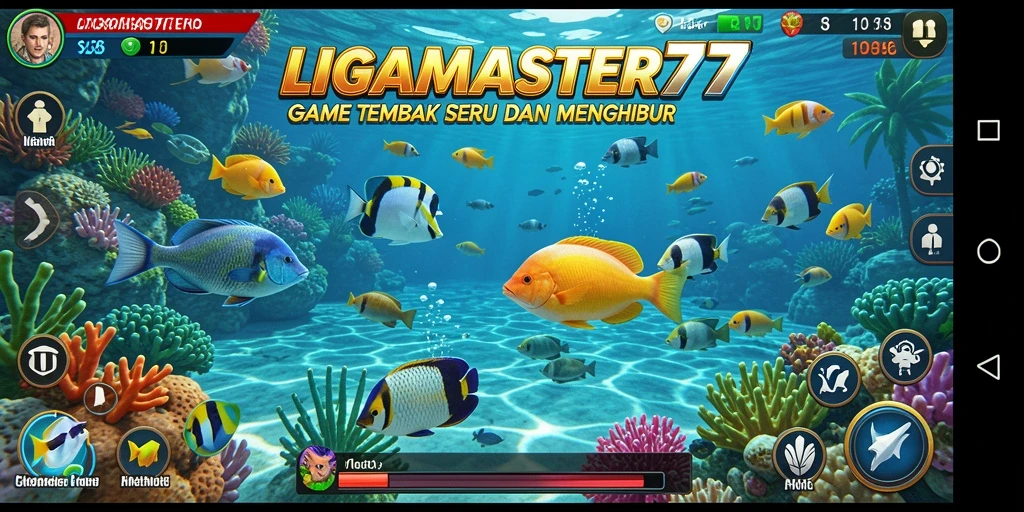 Gameplay seru Tembak Ikan di LIGAMASTER77 yang mengasyikkan.