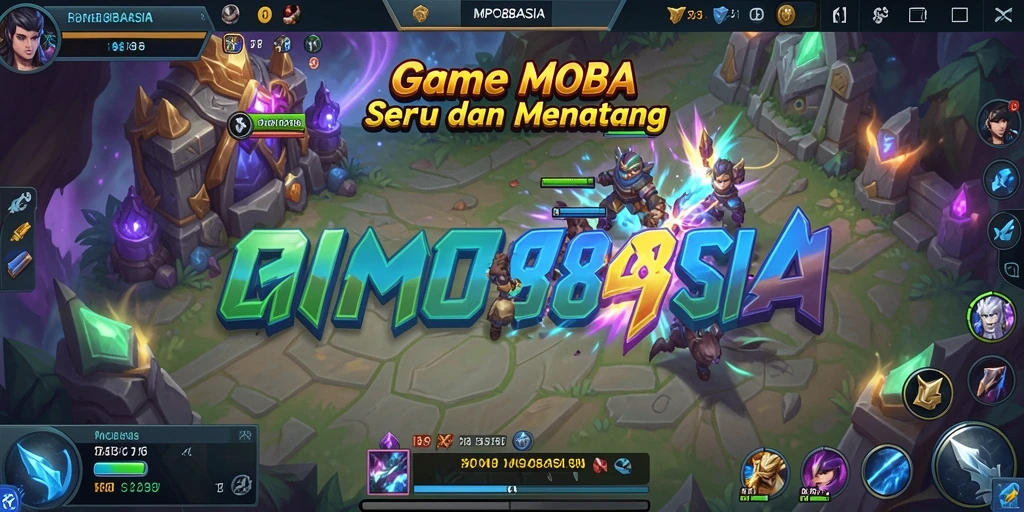 Screenshot gameplay MPO88ASIA menampilkan aksi seru dalam pertarungan tim.