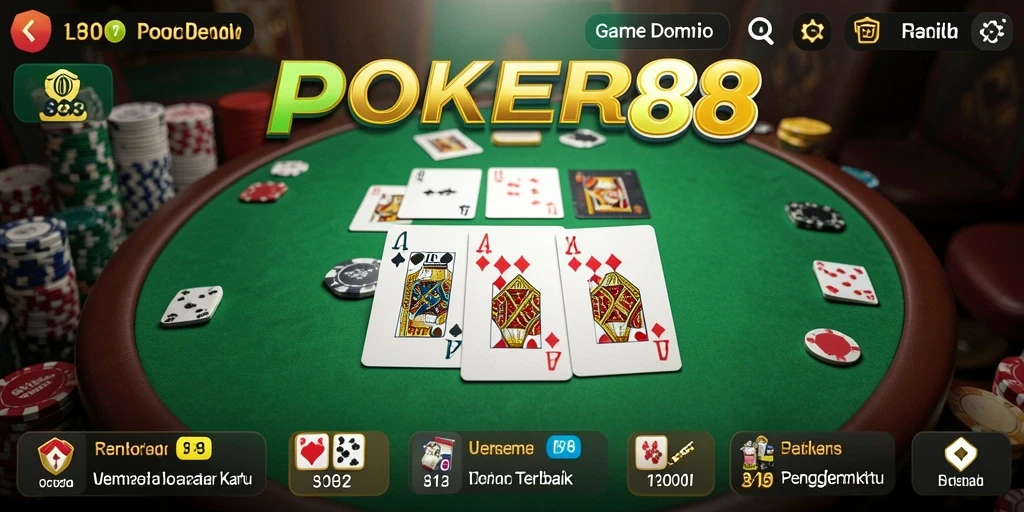 Gameplay seru dari POKER88 dengan grafik memukau.