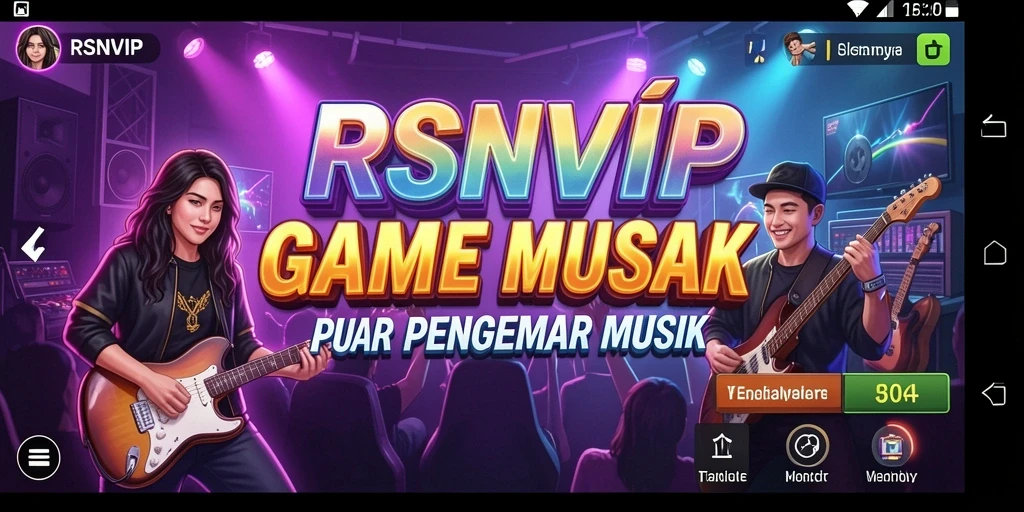 Tampilan gameplay RSNVIP yang penuh warna dan interaktif.