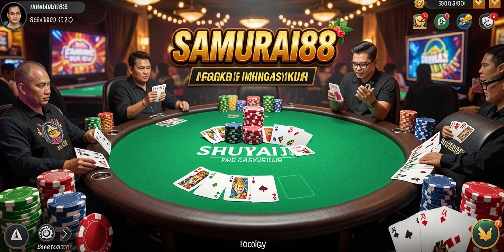 Gameplay Poker yang seru dan menarik di SAMURAI88.