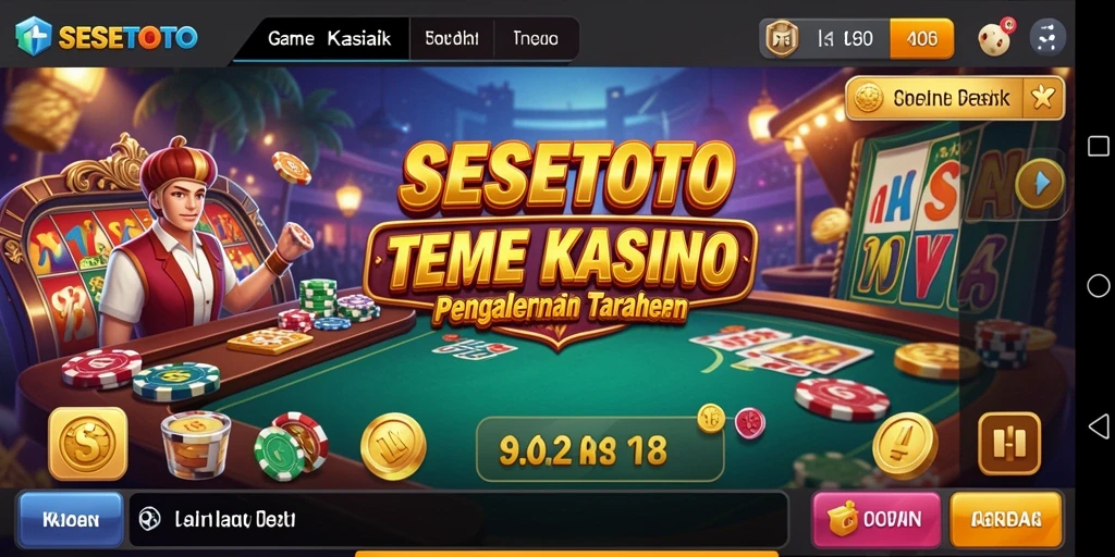 Tampilan gameplay seru dan mengasyikkan dalam SESETOTO.