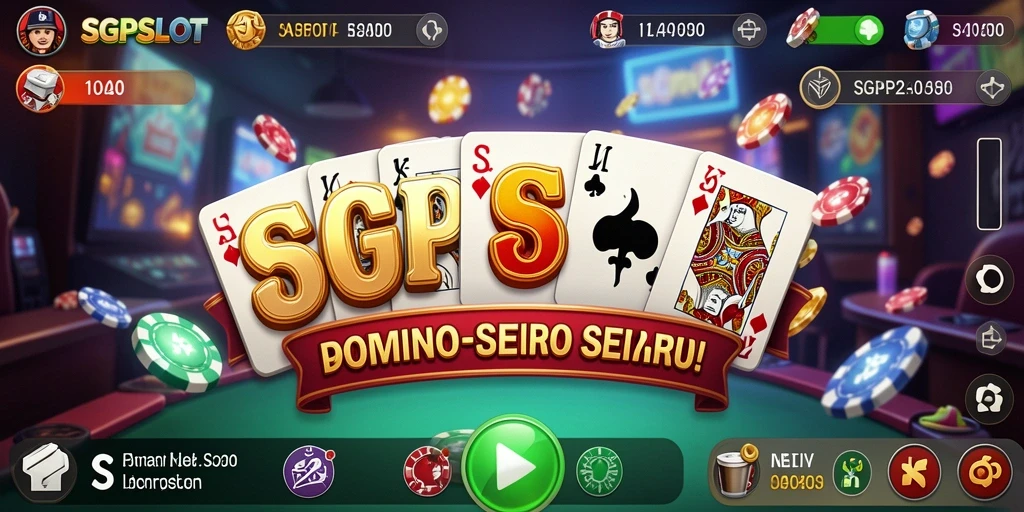 Tampilan gameplay seru dari SGPSLOT yang menarik bagi pecinta domino.